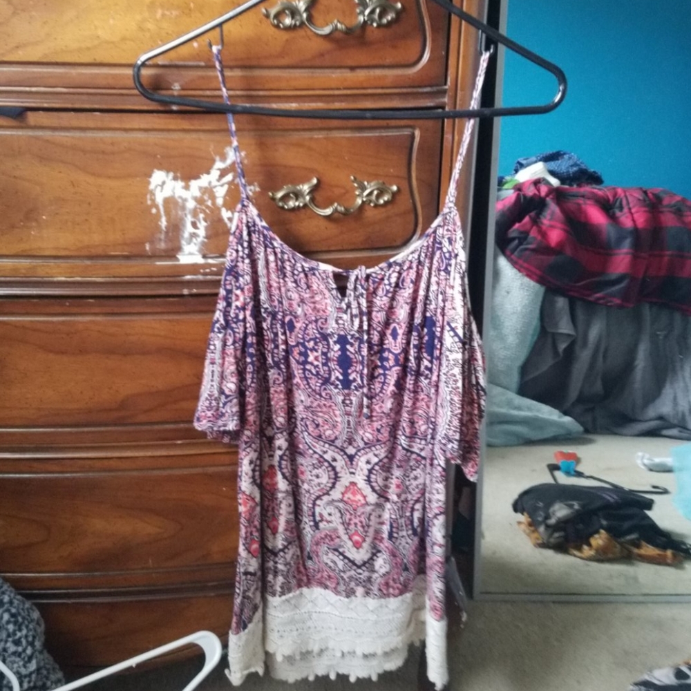 Off the shoulder blouse